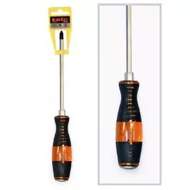 Отвертка "KING ROY" крестовая 4x150мм, ударная с шестигранником под гаечный ключ