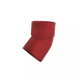 отвод водосточной трубы murol, цвет красный, 45°