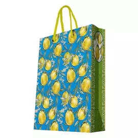 Пакет бумажный ЛИМОНЫ 26*32,4*12,7см 40879