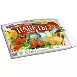 пакеты фасовочные prolang, 30*40см 100шт/пласт, прозрачные