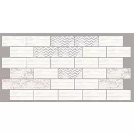 панель декоративная пвх плитка 485х960 шеби шик