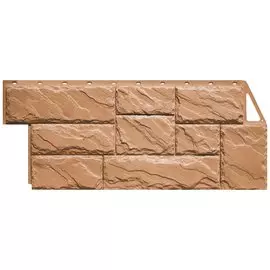 Панель фасадная FineBer 1,137*0,47 Камень крупный терракотовый