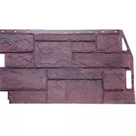 Панель фасадная FineBer 1,137*0,47 Камень серо-коричневый