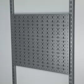 панель перфорированная 590х479 мм, серая