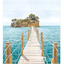 панель пвх panda 2700х250х3мм море мостик панно 4шт