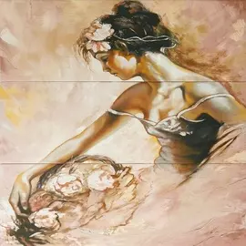 Панно Arabeski venge венге 01 60х75 (2кт/3шт)