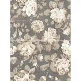 панно fiori grigio 60х80 серый 1608-0116