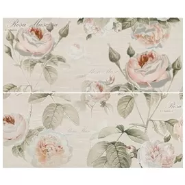 панно garden rose beige бежевое 01 50х60 (3кт/2пл)