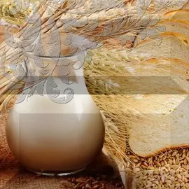 панно из 2-х декоративных изразцов bread 1 dd421_p2-1