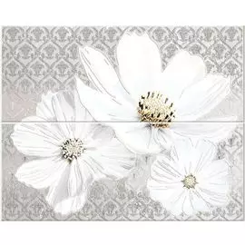 панно из 2шт sfumato grey floret