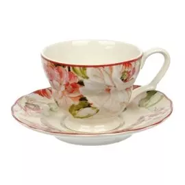 Пара чайная 200мл Эмилия бежевая UTEM97301/2