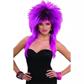 Парик маскарадный Ведьма сиреневая полиэстер 31223