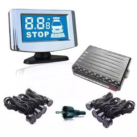 Парктроник PS-528 (8 датчика, цветной LCD -Дисплей)