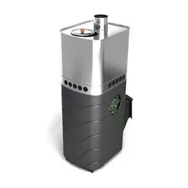 Печь-каменка дровяная БИРЮСА 18л антрацит