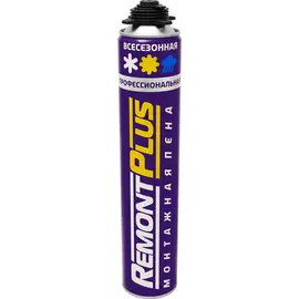 пена монтажная remont plus 750мл pro зимняя 9411850