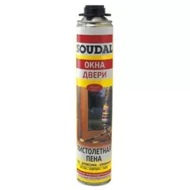 пена монтажная soudal окна и двери 750мл профи 50л зима