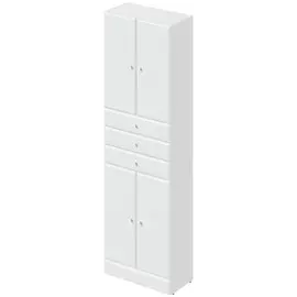 пенал напольный итана classic 60 600х303х1940 (белый глянец)