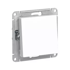 переключатель (скрытый, белый, 1 клавиша, без рамки) se atlasdesign, atn000161