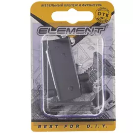 петли для стеклянных дверей, черный, комплект element 115030