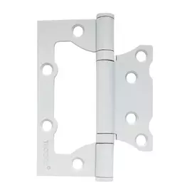 петля без врезки trodos 100х75х2 мм белая