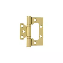 петля накладная nora- m 800-3 fhp sb (75*63*2,5) матов. латунь, без колп.