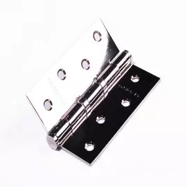 петля накладная nora-m сталь 4"-2вв (100*75*2,5) fhp cp хром универсальная без колпачка