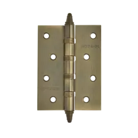 петля накладная nora-m сталь 4"-4вв (100*75*2,5) chp ab бронза универсальная с колпачком