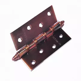 петля накладная nora-m сталь 4"-4вв (100*75*2,5) chp ac медь универсальная с колпачком