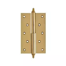 Петля накладная NORA-M сталь 610-5" (125*75*2,5) PB латунь правая