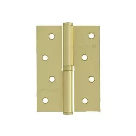 петля накладная nora-m сталь 750-4" (100*75*2,7) матовая латунь правая /4030-4"/