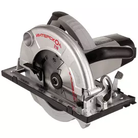Пила циркулярная Интерскол ДП-210/1900ЭМ. 1900Вт, гл. пропила 75мм, 5000 об/мин, 210*30*2,5мм