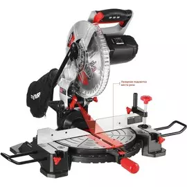 пила торцовочная, d 255 х 30 мм, 1600 вт зубр зпт-255-1800 лм2