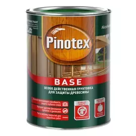 грунт-антисептик pinotex base 1л