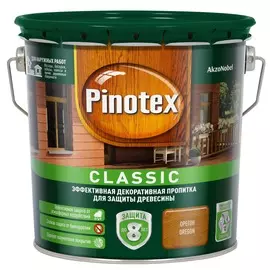 деревозащитная пропитка pinotex classic орегон 2,7л