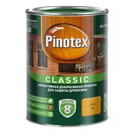 деревозащитная пропитка pinotex classic сосна 1л
