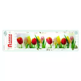 Планка ЦВЕТОЧКИ с крючками 4шт, 3 цвета