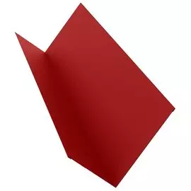 Планка примыкания Шинглас Polyester RAL 3005 красная