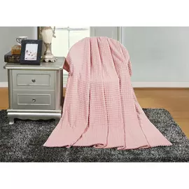 Плед из микрофайбера Пирамида 98919 200х220 розовый