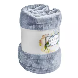 Плед Велсофт 2000х2200 Экстра софт 57 серый