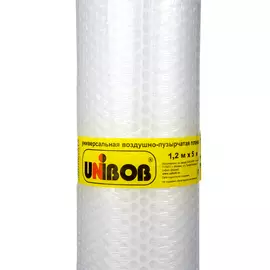 пленка воздушно-пузырчатая unibob 1,2х5м прозрачная 47070