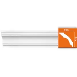 Плинтус Decomaster 80*80*2400мм DP-213