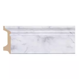 плинтус дюрополимер 78 мм напольный плинтус decomaster мarble (мрамор)