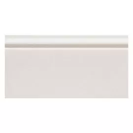 плинтус дюрополимер 80 мм белый мрамор decor-dizayn 005