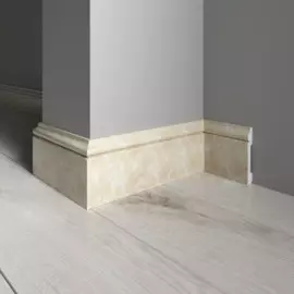 плинтус дюрополимер 80 мм юрский мрамор decor-dizayn 005
