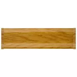 плинтус пластиковый 52мм клен 02/1 2,5м ziber