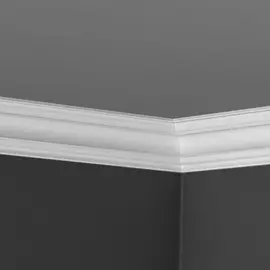 плинтус потолочный де-багет 01 50/50 2м