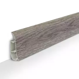 плинтус пвх 67 мм 2,5 м дуб мокко идеал элит