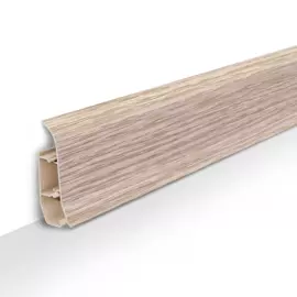 плинтус пвх 67 мм 2,5 м дуб северный идеал элит