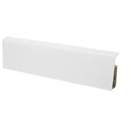 плинтус пвх напольный lima 72 белый 2,5м (уп/24 шт)