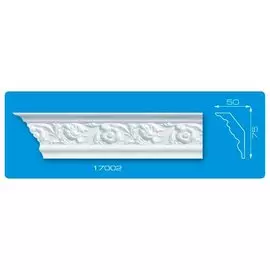 Плинтус стиропор 17002 1,3м